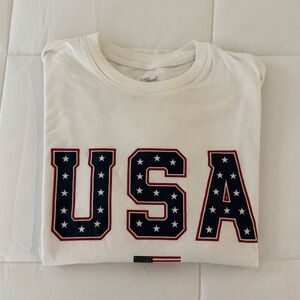 White USA T-Shirt